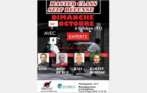 Master Class Self défense - 1er octobre 2017