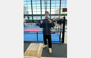 Andrea 2ème à la Coupe de France zone nord de boxe light contact