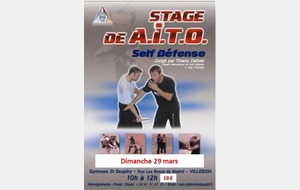 Stage Aito Self défense - Thierry Delhief