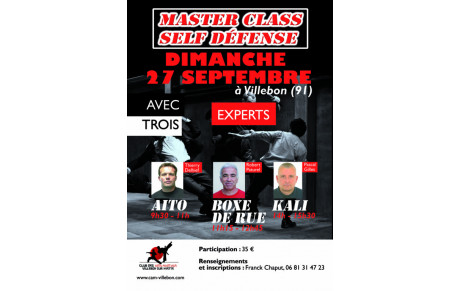 Master Class Self défense