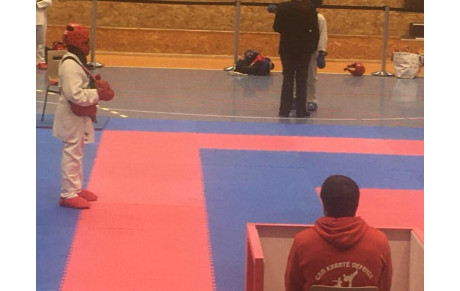 Samuel vainqueur de la Coupe Essonne Combat pupilles