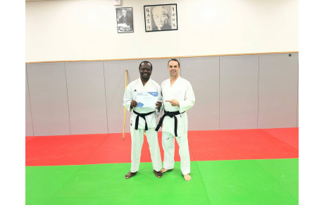 Claude nouvel instructeur Karaté au CAM Villebon